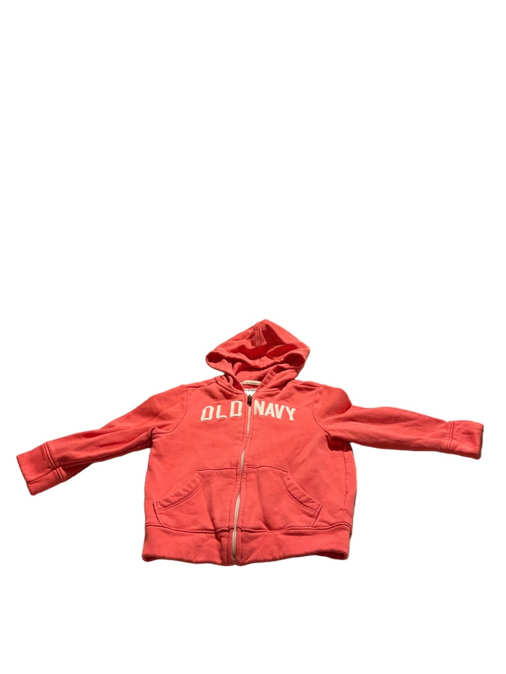 Old Navy Coral Zip Hoodie Size 3T